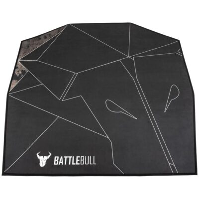BattleBull Zoned Floor Chair Mat - Black/White